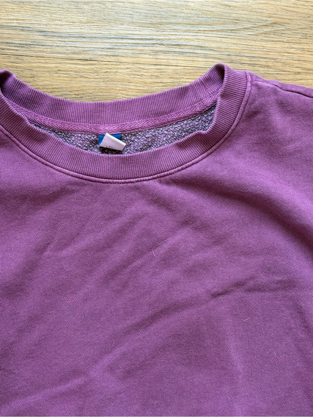 Old Navy purple cropped pullover